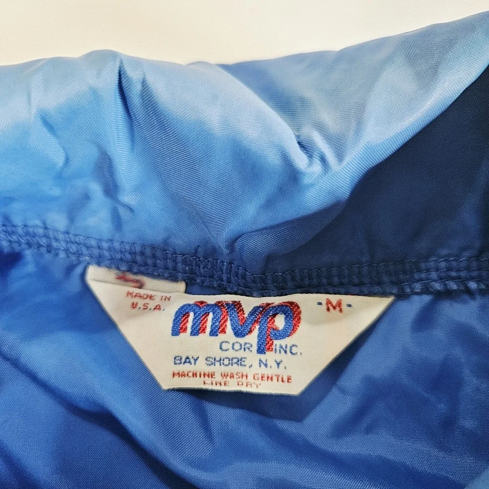 VINTAGE Seatle Seahawks Coach Jacket Mens M Blue MVP Windbreaker